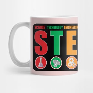 Science Technology engineering mathematics STEM Design for Students and teachers Mug